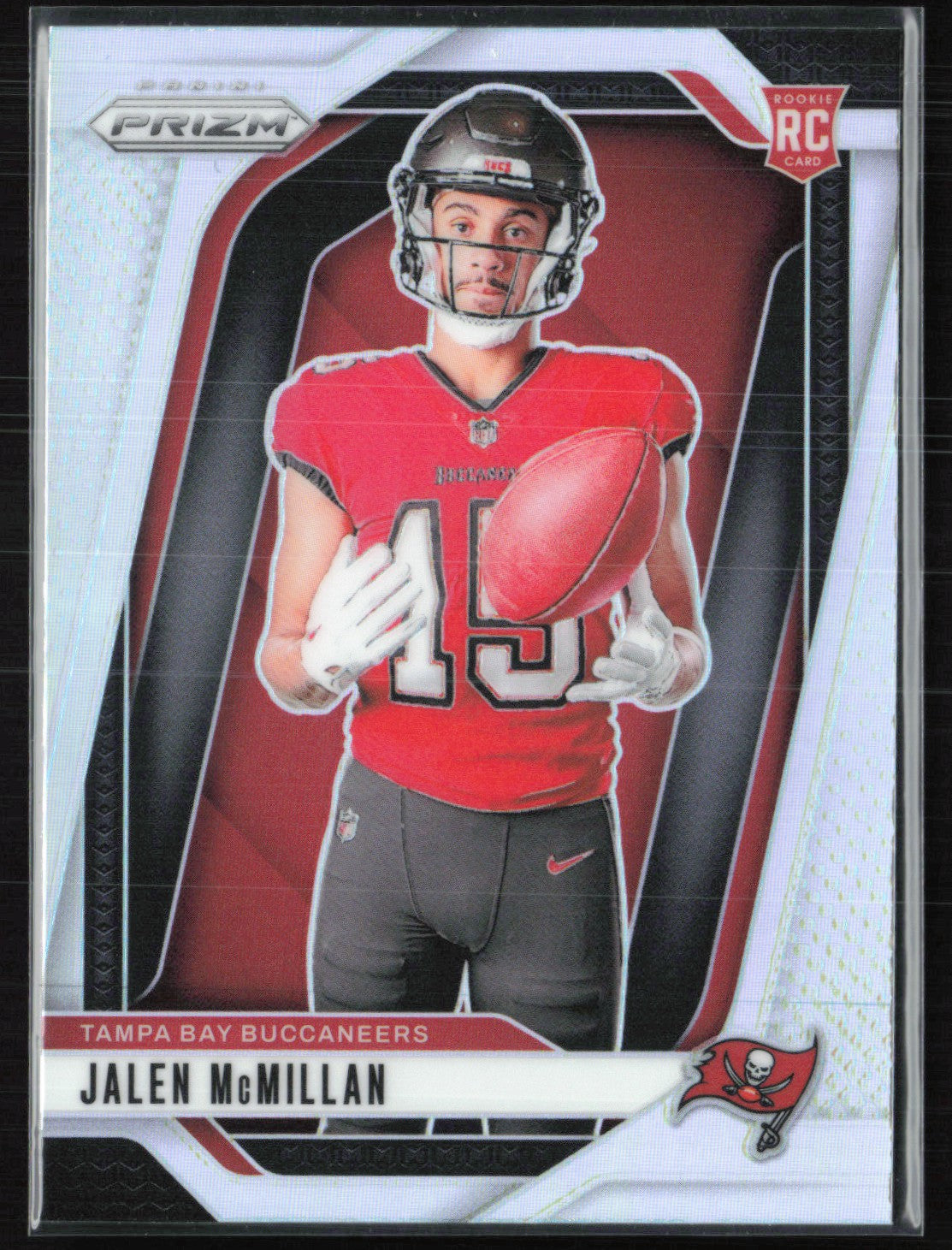 Jalen McMillan RC Silver Prizm Variation