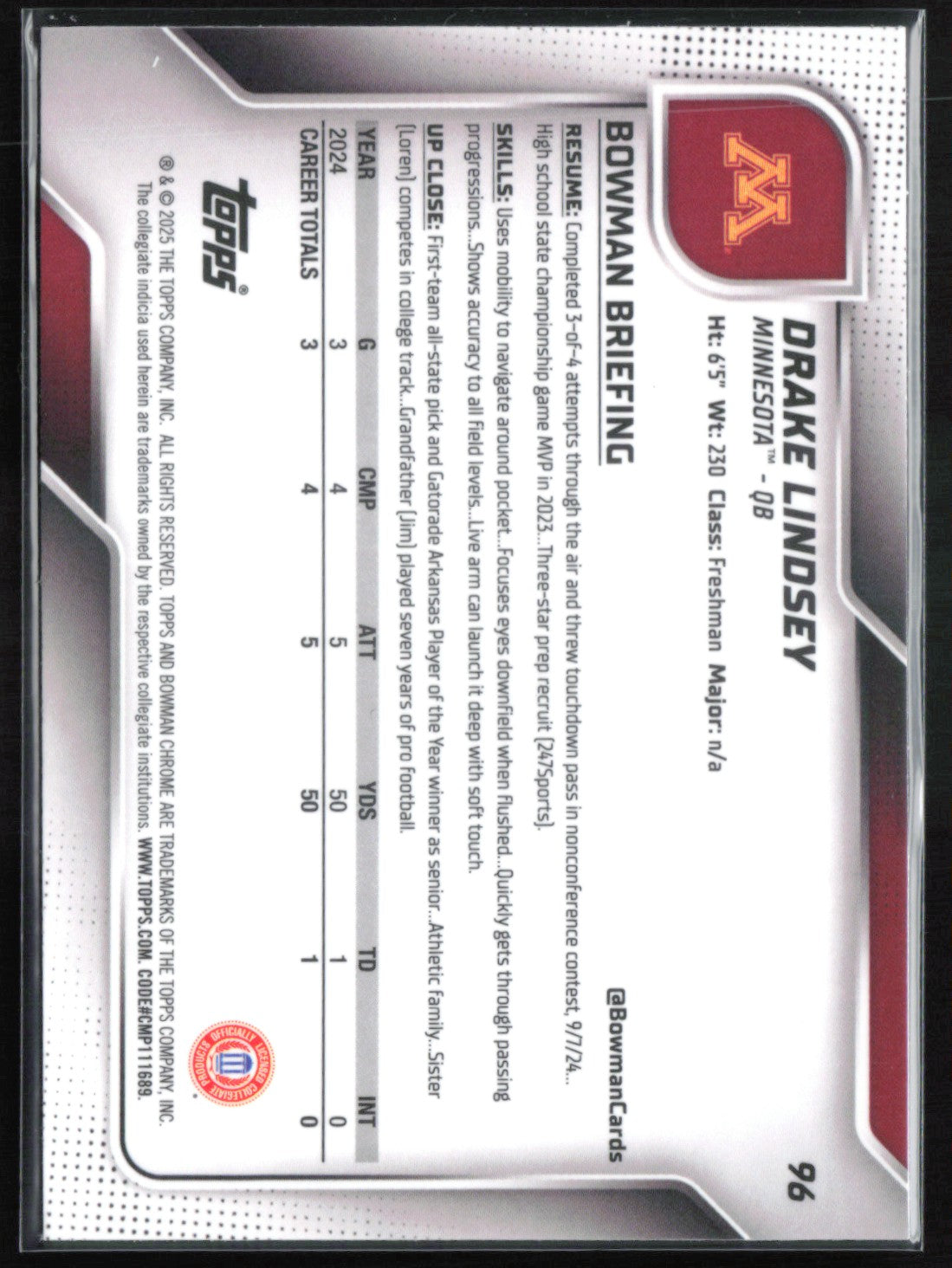 Drake Lindsey 1st Bowman Lava