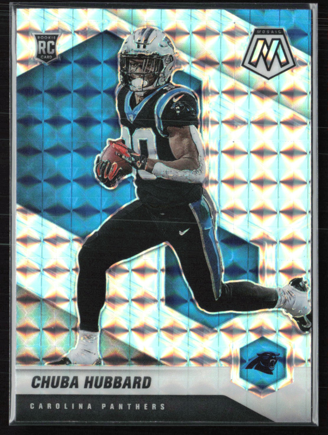 Chuba Hubbard RC Mosaic Prizm