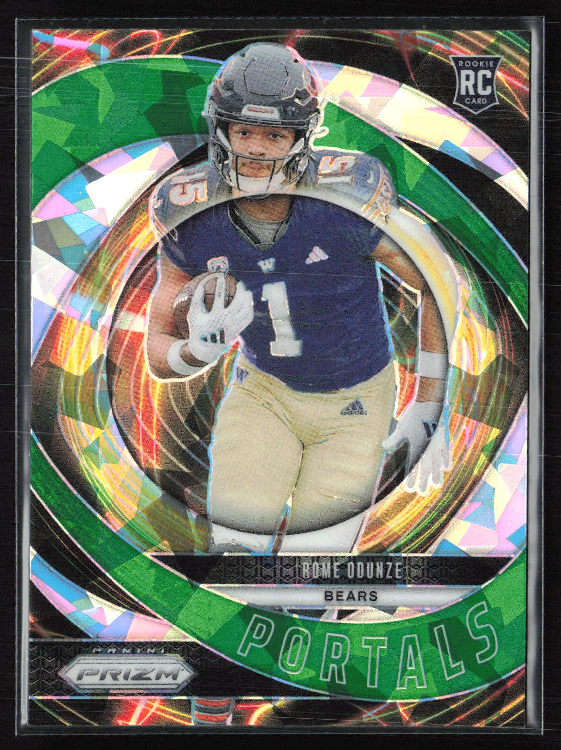 Rome Odunze RC Green Ice Portals