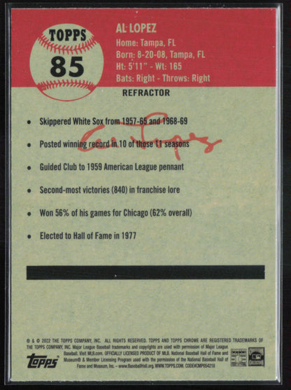 Al Lopez Refractor