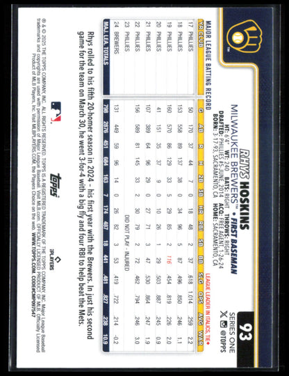 Rhys Hoskins Silver Foil