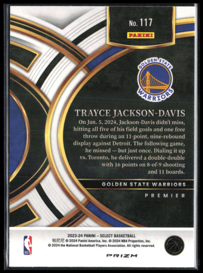 Trayce Jackson-Davis RC Orange Flash
