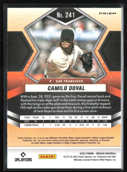 Camilo Doval RC Orange