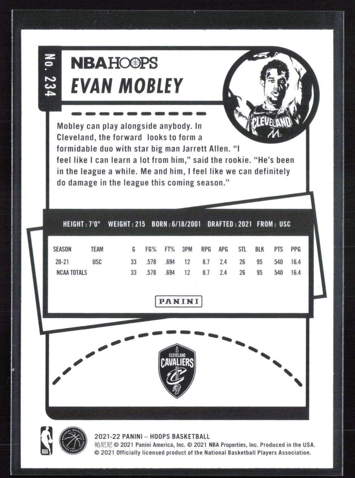 Evan Mobley RC