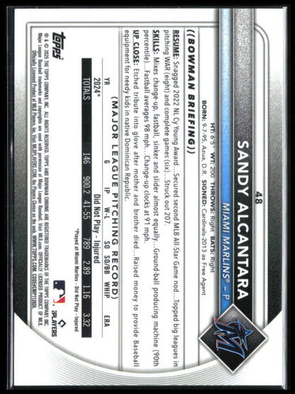 Sandy Alcantara Purple Geometric /250