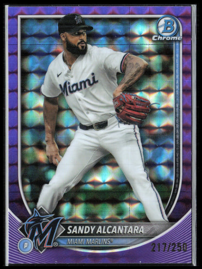 Sandy Alcantara Purple Geometric /250