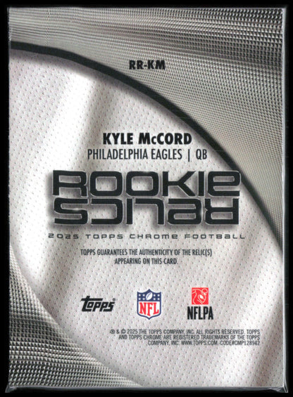 Kyle McCord RC Player-Worn Relic