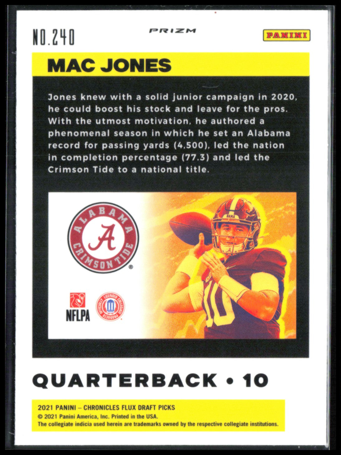 Mac Jones RC Silver