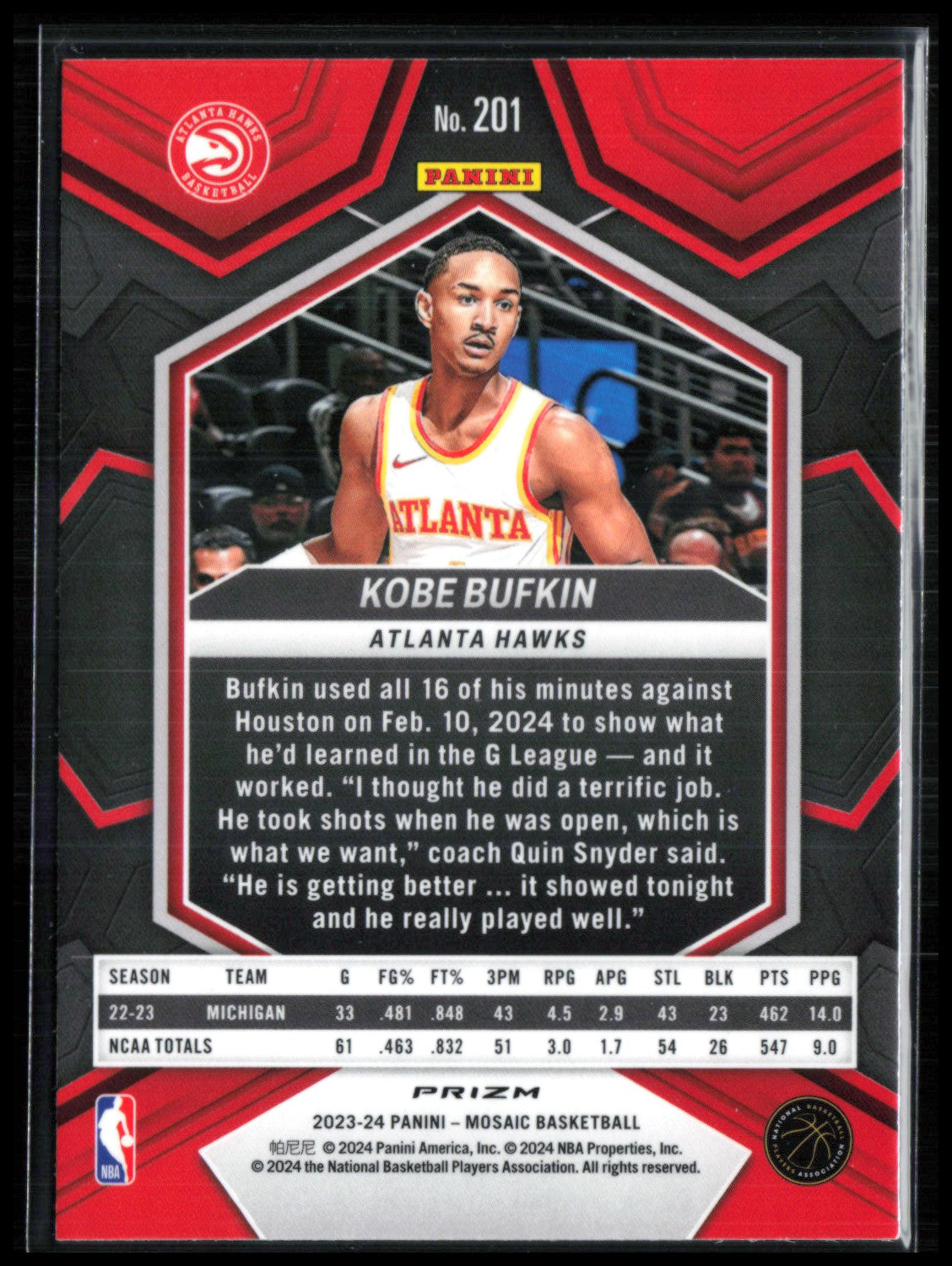 Kobe Bufkin RC Fast Break
