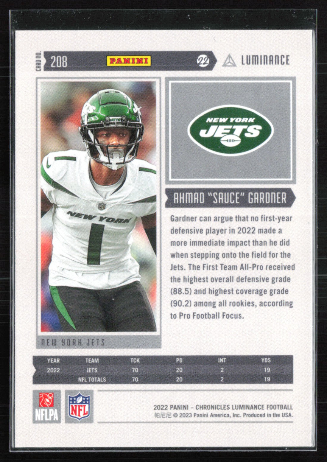 Ahmad Sauce Gardner RC