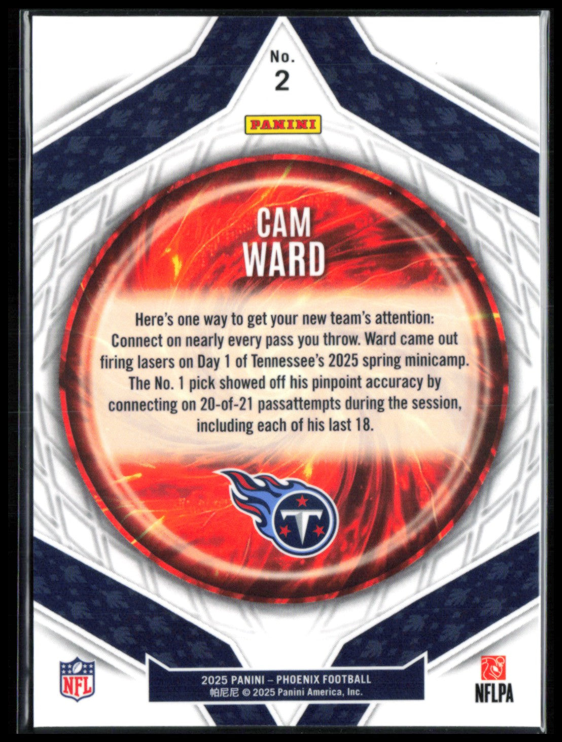 Cam Ward RC Paragon Silver
