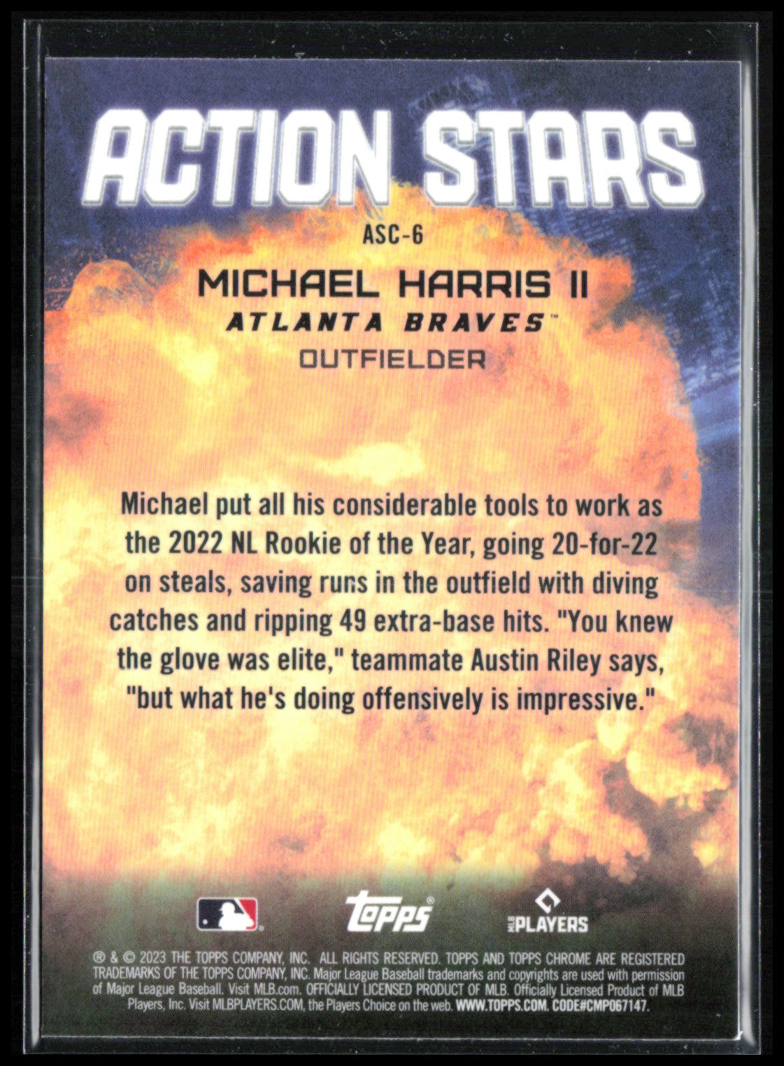 Michael Harris II RC Action Stars