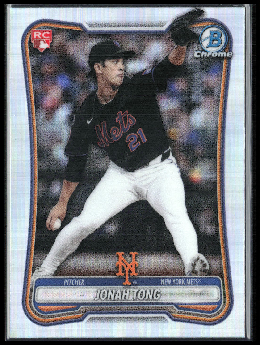 Jonah Tong RC Red Rookie Logo