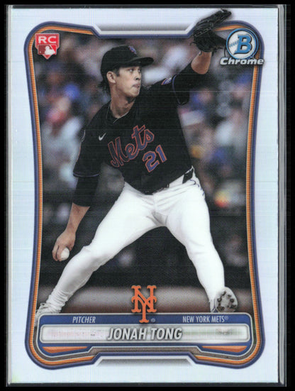Jonah Tong RC Red Rookie Logo