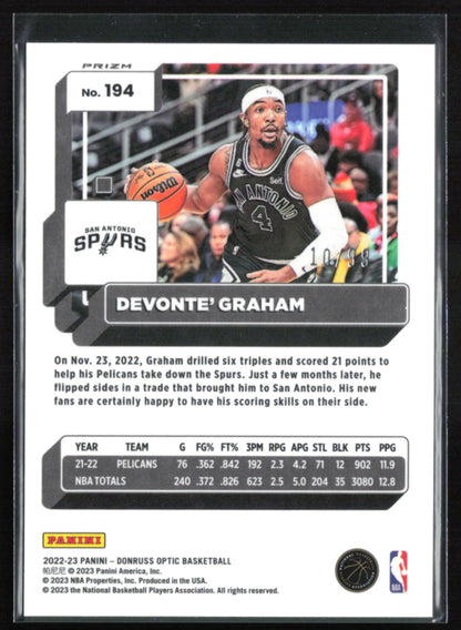Devonte' Graham Red Yellow Wave /99