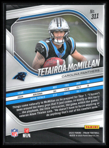 Tetairoa McMillan RC 2025 Prizm