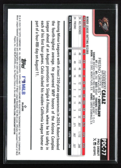 Robert Calaz Pro Debut