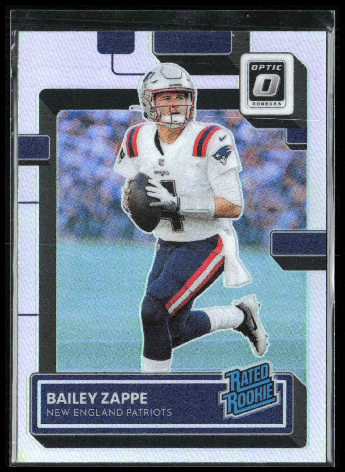 Bailey Zappe RC Holo Rated Rookie