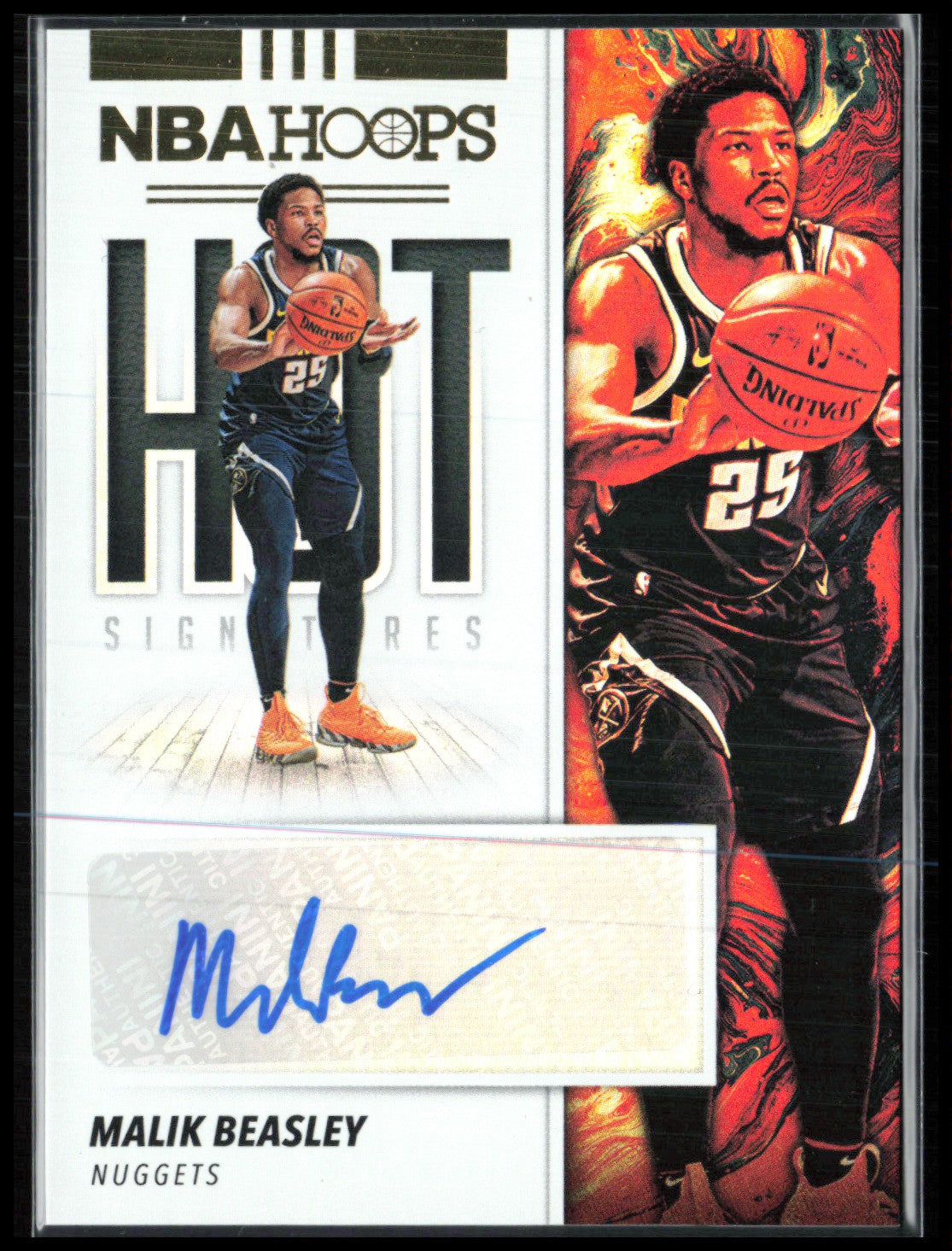 Malik Beasley Auto Hot Signatures
