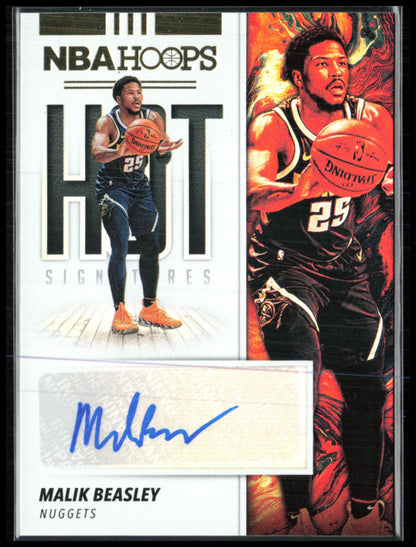 Malik Beasley Auto Hot Signatures