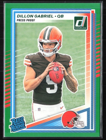 Dillon Gabriel RC Green Press Proof
