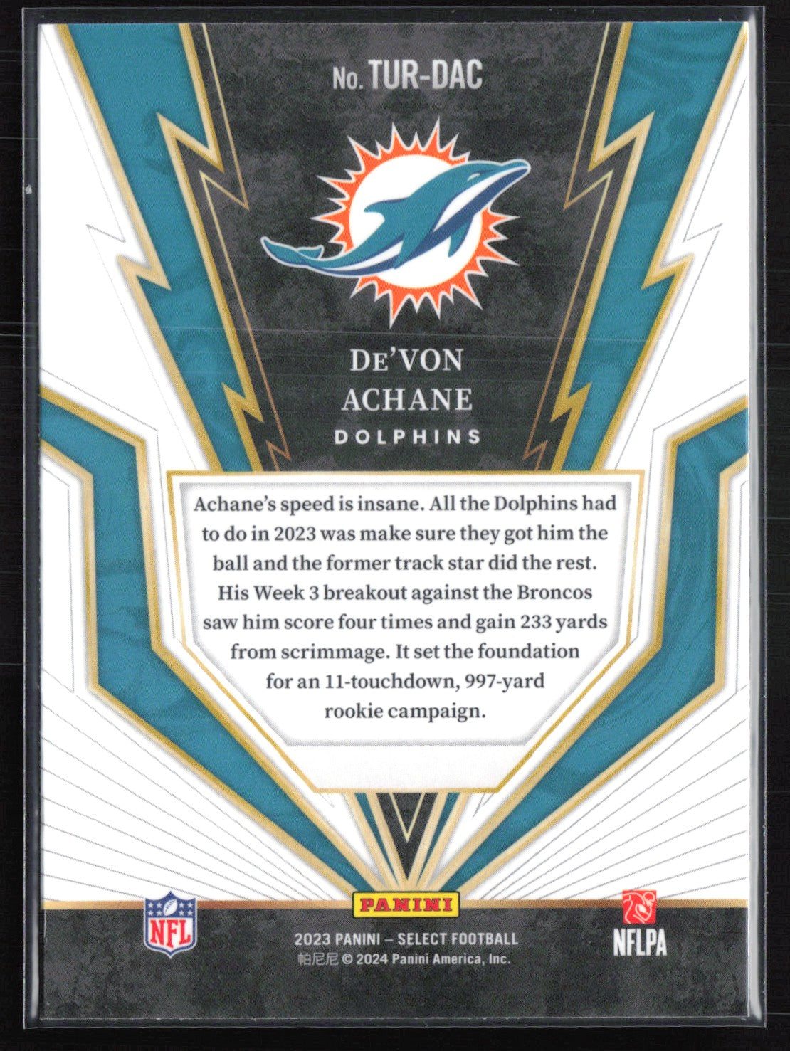 De'Von Achane RC