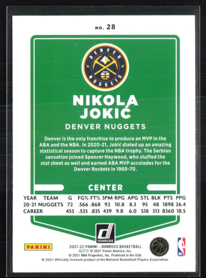 Nikola Jokic Orange Laser