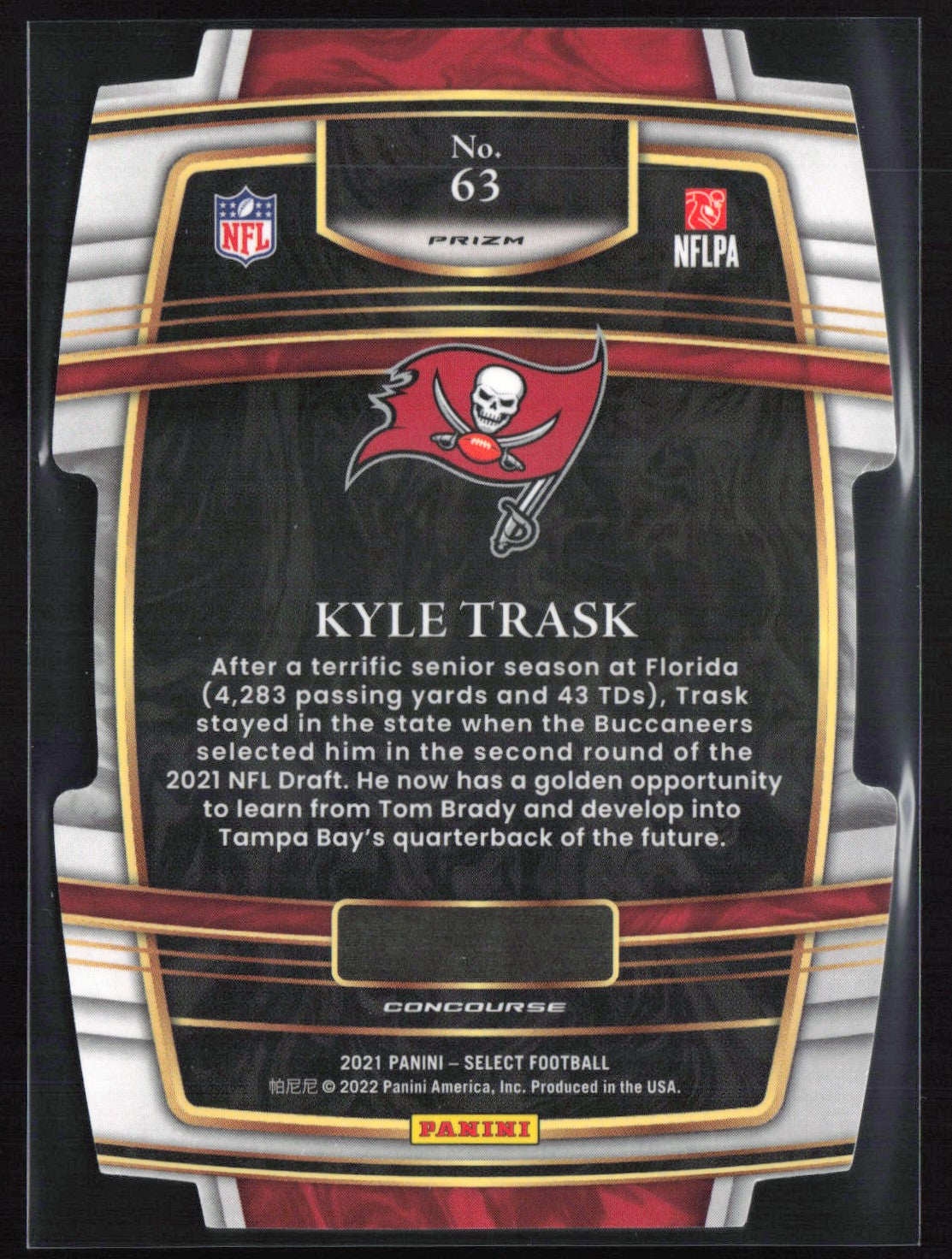 Kyle Trask RC RWB DIe-Cut