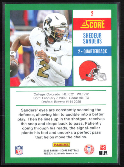 Shedeur Sanders RC