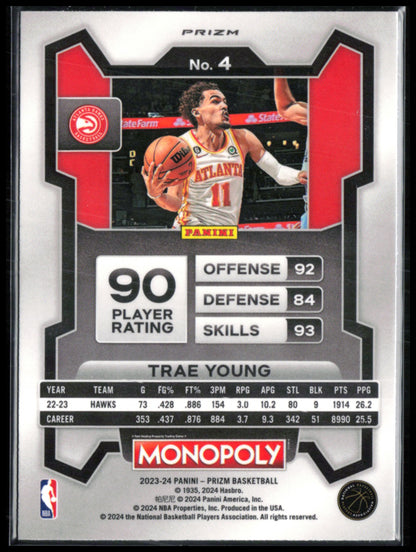 Trae Young Silver Monopoly