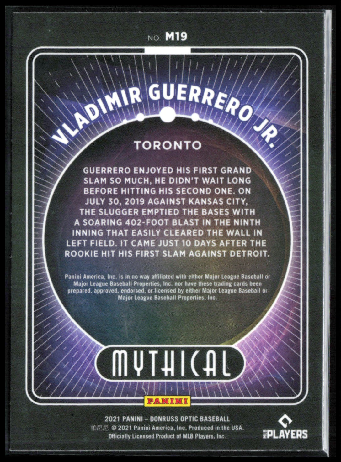 Vladimir Guerrero Jr. Mythical
