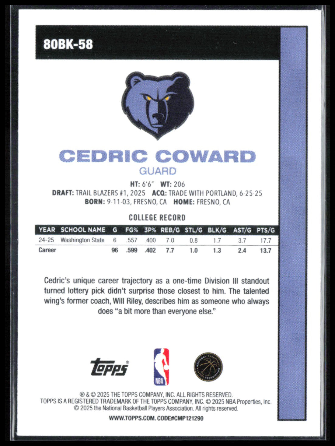 Cedric Coward RC