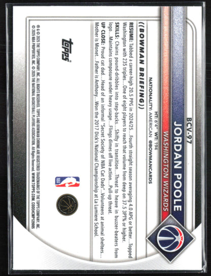 Jordan Poole Reptilian Refractor