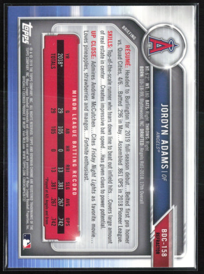 Jordyn Adams Refractor Prospects
