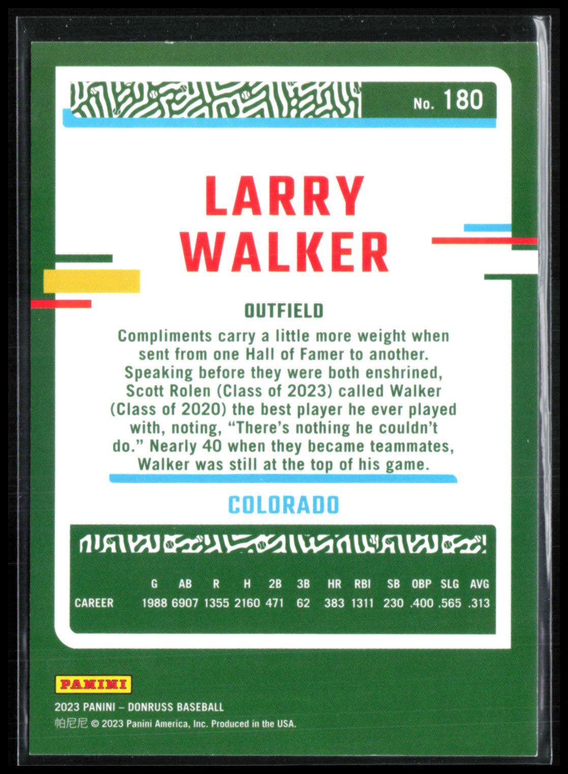 Larry Walker /100 100 Emoji