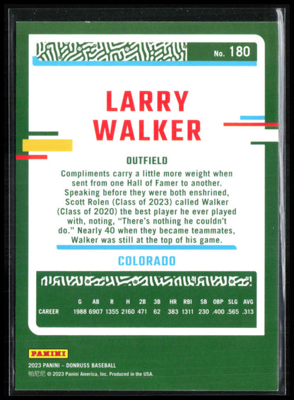 Larry Walker /100 100 Emoji