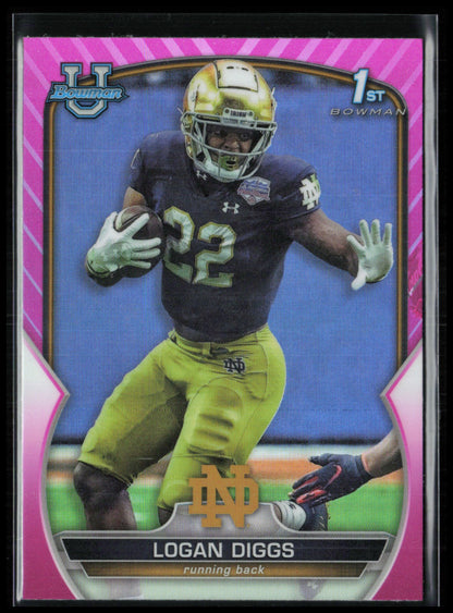 Logan Diggs 1st Bowman Pink