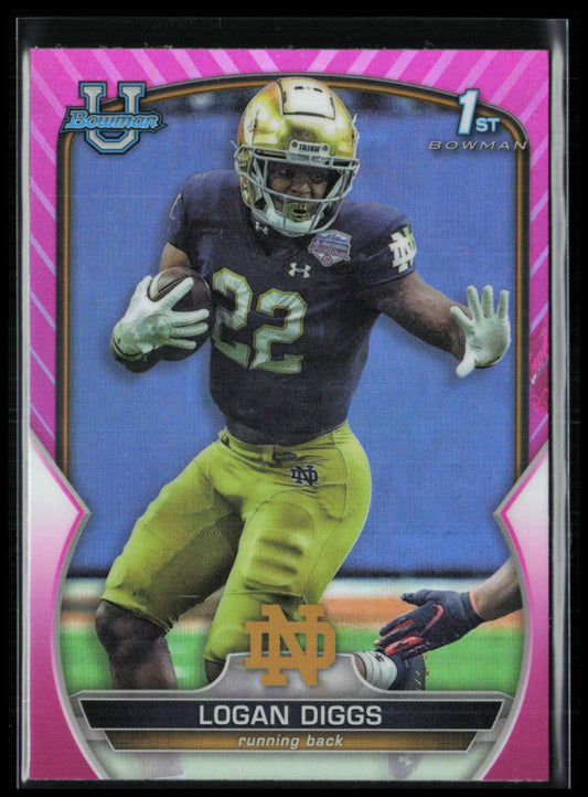 Logan Diggs 1st Bowman Pink