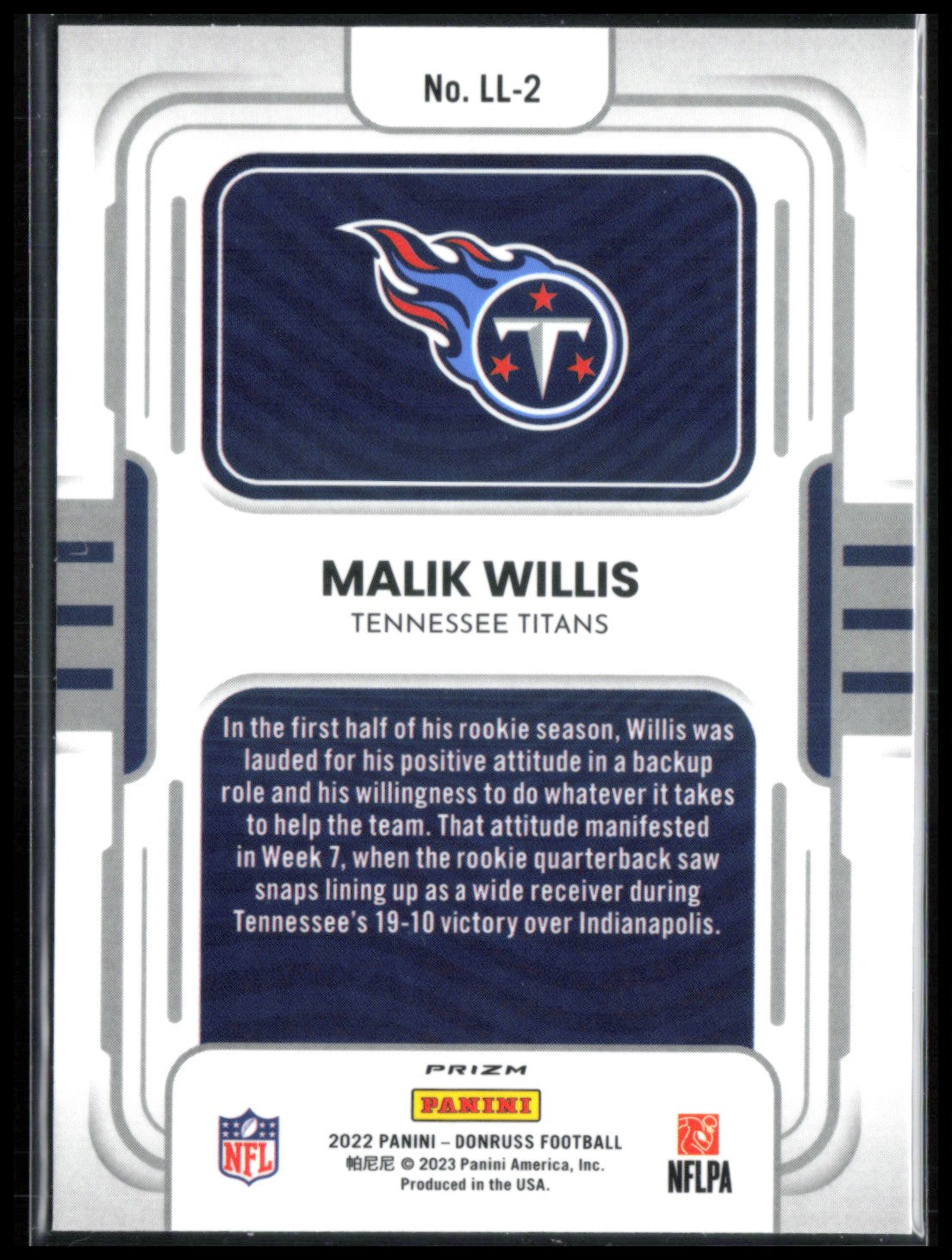 Malik Willis Legendary Logos