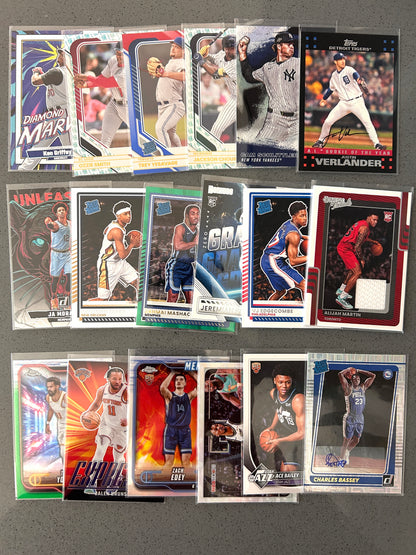 180-Card Liquid Multisport Lot (29 Autos)