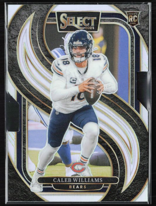 Caleb Williams RC Silver Die-Cut Premier Level 2024 Select