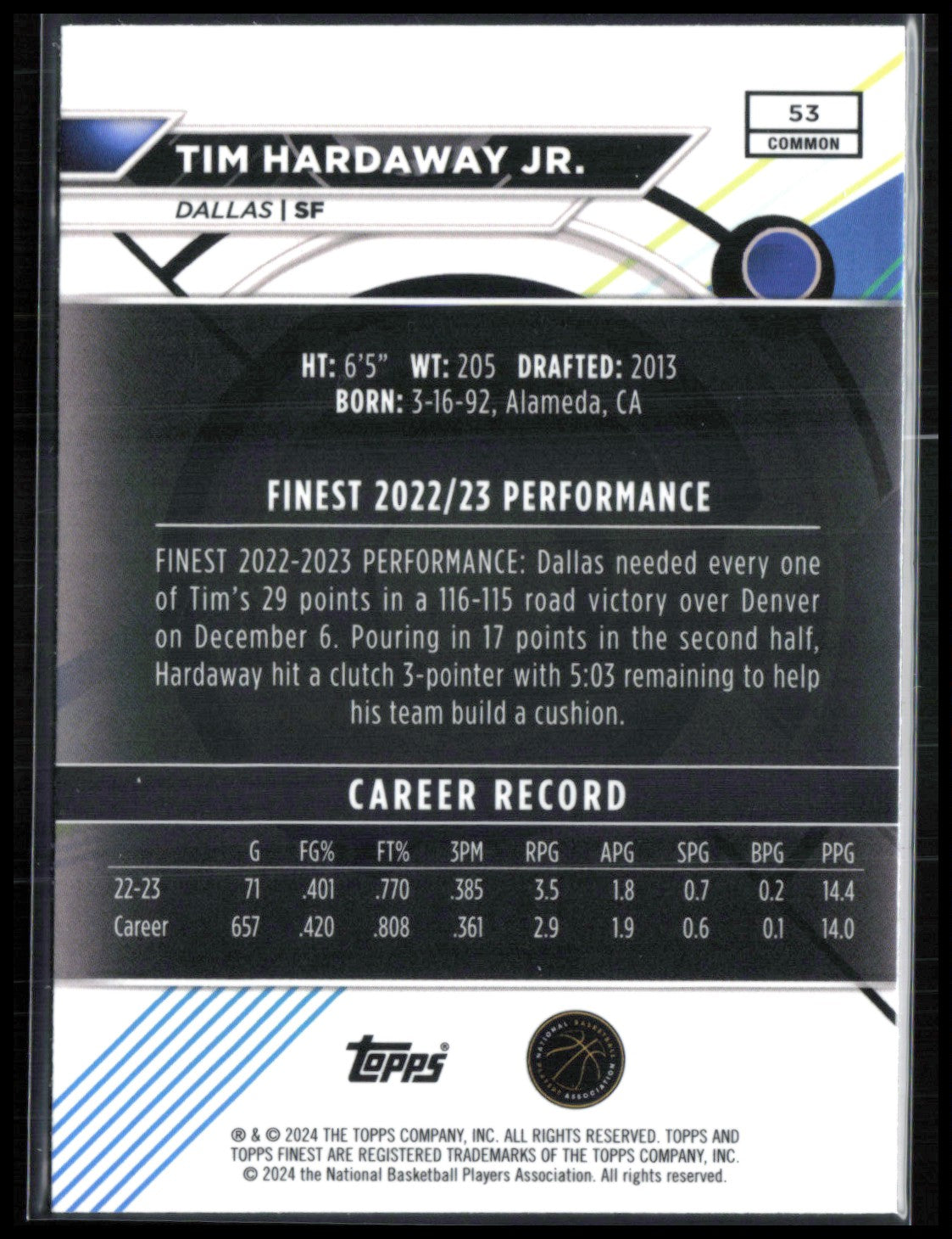 Tim Hardaway Jr. X-Fractor