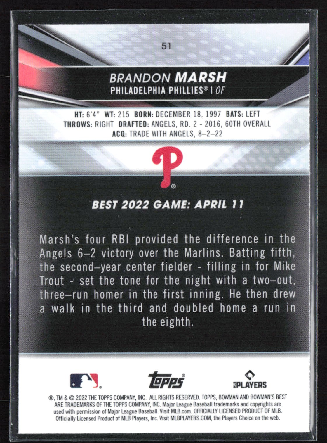 Brandon Marsh RC