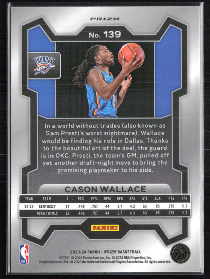 Cason Wallace RC Cracked Ice