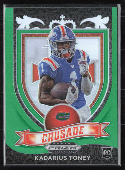 Kadarius Toney RC Green Prizm