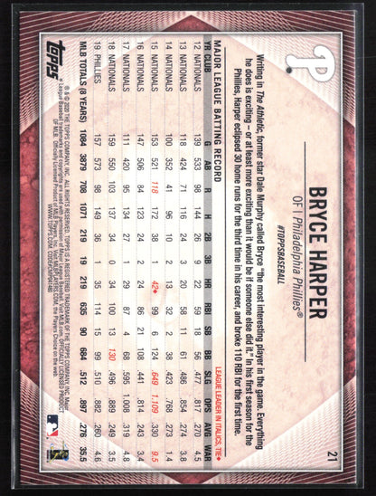 Bryce Harper Baseball Card Day
