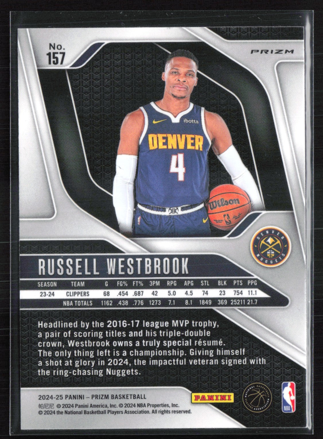 Russell Westbrook Red Ice