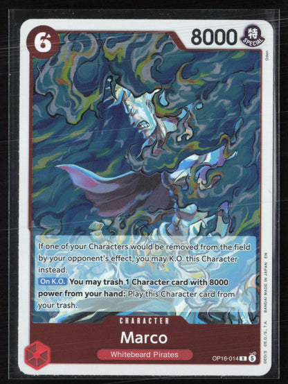 Marco The Time of Battle Rare (One Piece)