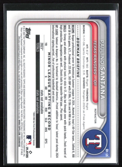 Paulino Santana Refractor Prospects